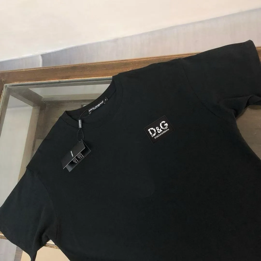，Dolce&gabbana Same Style T ！ DG Logo ！ ！ Breathable ， 。Premium ， ！ Same Style！ ：Black White Size：S-xx L